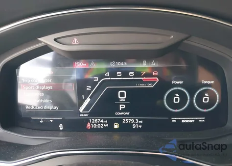 2023 Audi Rs 7 Sportback Tfsi Quattro Tiptronic from USA, damaged, VIN WUAPCBF27PN907662